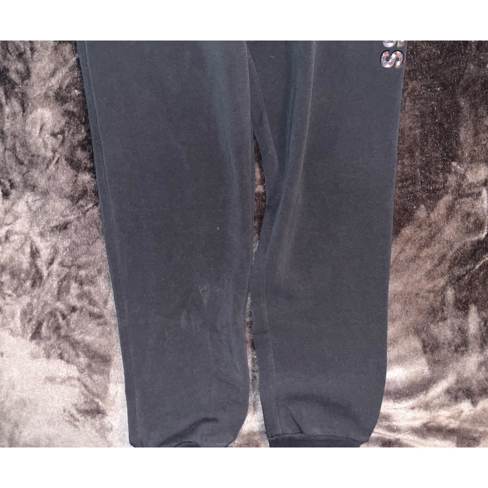 Black Tapered Jogger Sweatpants